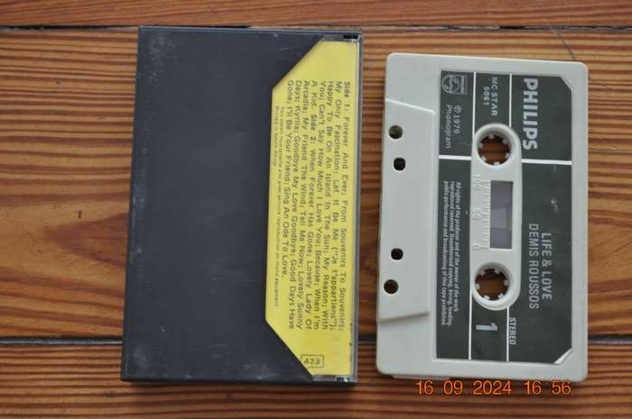 Demis Roussos - Life & Love : His 20 Greatest Songs (Cassette)