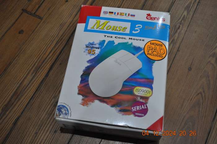 Vintage Genius Serial Mouse