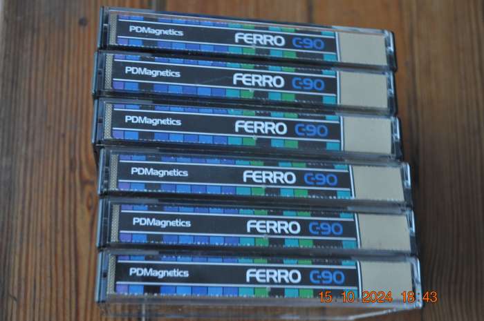 Old School Du Pont Ferro C-90 Pre Owned Cassettes