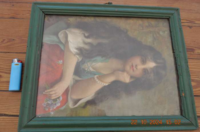 Vintage Romany Gypsy Print Framed