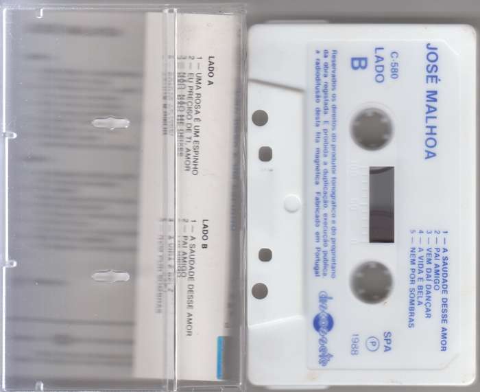 Jose Malhoa - Uma Rosa E Um Espinho (Cassette)