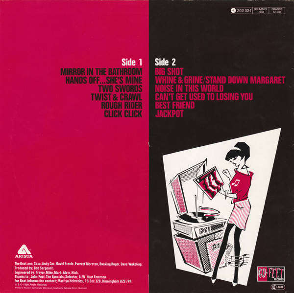 The Beat - I Just Can't Stop It (Vinyl LP) 202 324 German Import