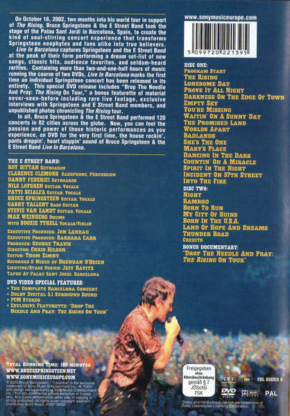 Bruce Springsteen & The E Street Band - Live In Barcelona (Double DVD)