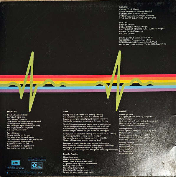 Pink Floyd - The Dark Side Of The Moon (Vinyl LP Gatefold) UK SHVL 804