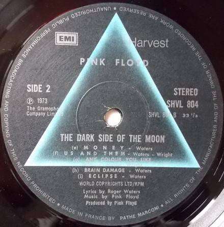 Pink Floyd - The Dark Side Of The Moon (Vinyl LP Gatefold) UK SHVL 804
