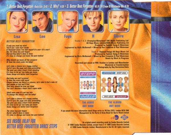 Steps - Better Best Forgotten (CD Single)
