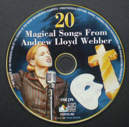 20 Magical Songs From Andrew Lloyd Webber - The Showtime Orchestra & Singers (CD)