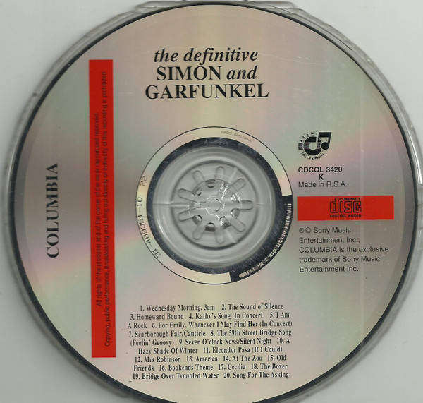 Simon & Garfunkel - The Definitive Simon And Garfunkel (CD)