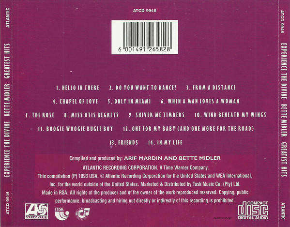 Bette Midler - Experience The Divine (Greatest Hits) (C