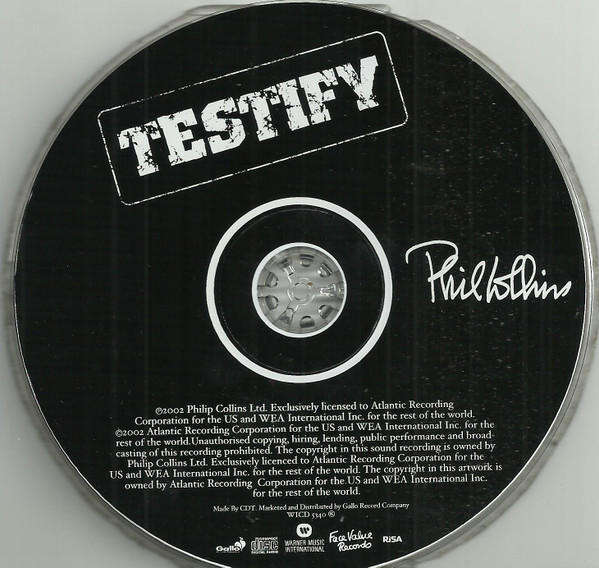 Phil Collins - Testify (CD)