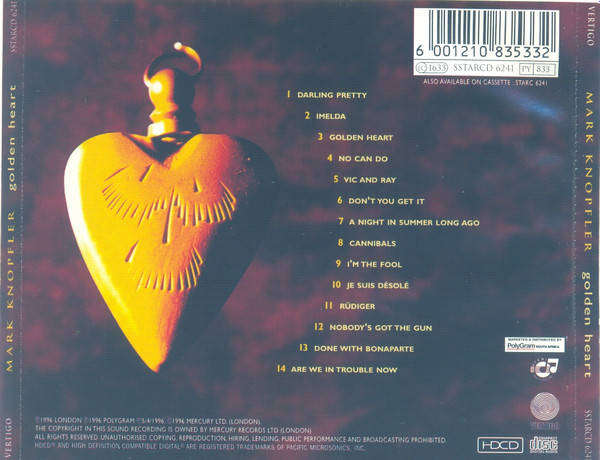 Mark Knopfler - Golden Heart (CD)