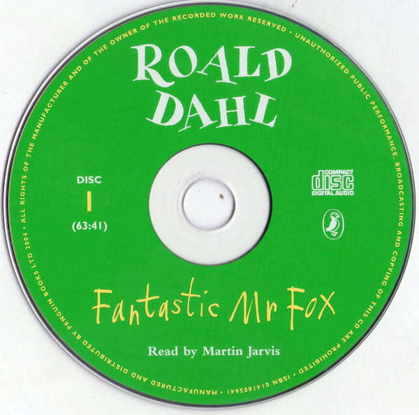 Roald Dahl  Fantastic Mr Fox And Other Animal Stories (Audio CD X4)