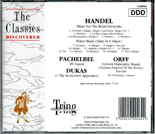 The Classics Discovered 6 - Handel, Pachelbel, Dukas, Orff (CD)