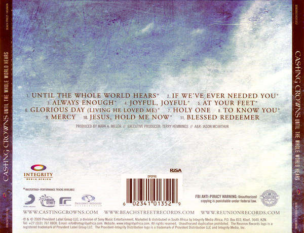 Casting Crowns - Until The Whole World Hears (CD)