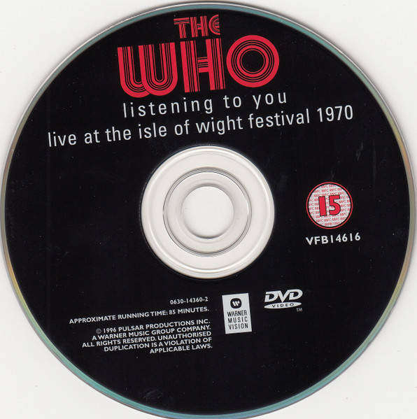 The Who - Listening To You (Live At The Isle Of Wight Festival DVD)