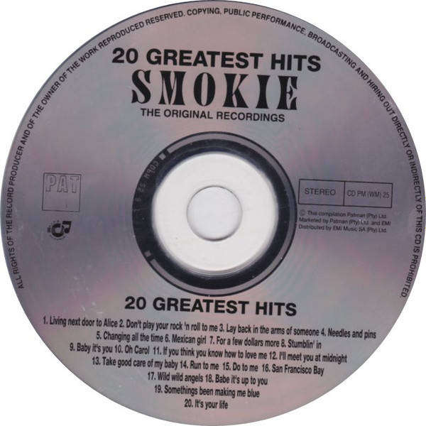 Smokie - 20 Greatest Hits (CD)