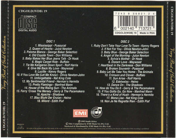 Various - Very Best Of The Gold Collection (Double CD)