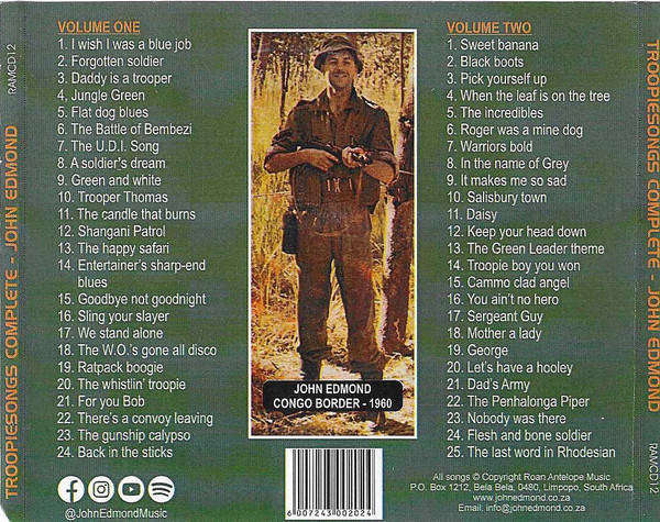 John Edmond - Troopiesongs Complete 50th Anniversary Edition (CD Double