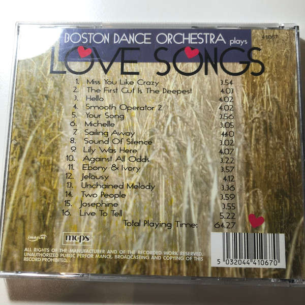 Boston Dance Orchestra - Love Songs (Sound Of Silence) (CD)