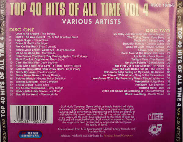 Various - Top 40 Hits Of All Time - Volume 4 (CD Double)