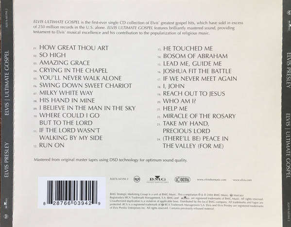Elvis Presley - Ultimate Gospel (CD)