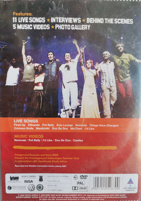 Freshlyground - Freshlyground Live! South African Tour (DVD)