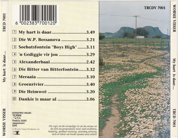 Worsie Visser - My Hart Is Daar (CD)