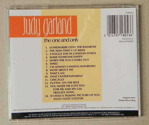 Judy Garland - The One And Only (CD)
