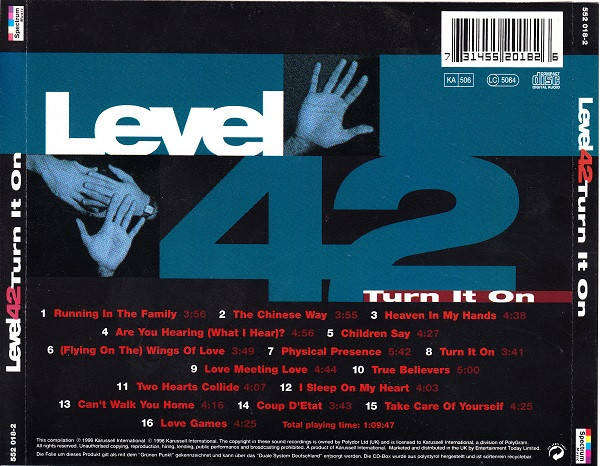 Level 42 - Turn It On (CD)