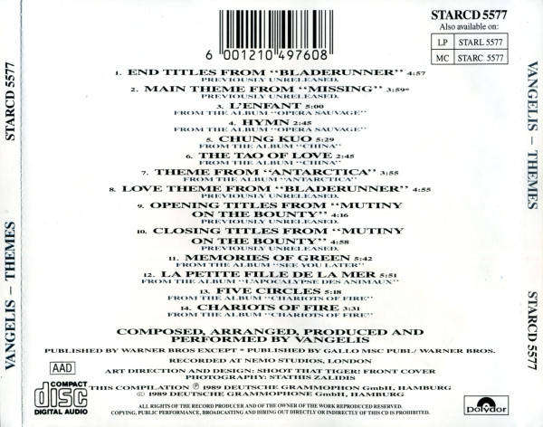 Vangelis - Themes (CD)