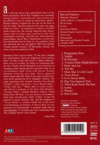 Stevie Ray Vaughan And Double Trouble - Live At The El Mocambo (DVD)