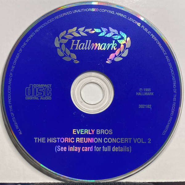 Everly Brothers - The Historic Reunion Concert, Vol. 2 (CD)