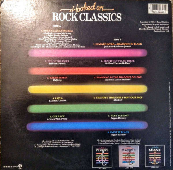 The London Symphony Orchestra - Hooked On Rock Classics (Vinyl LP AFL1-4608)