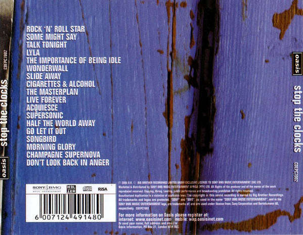 Oasis - Stop The Clocks (Double CD)