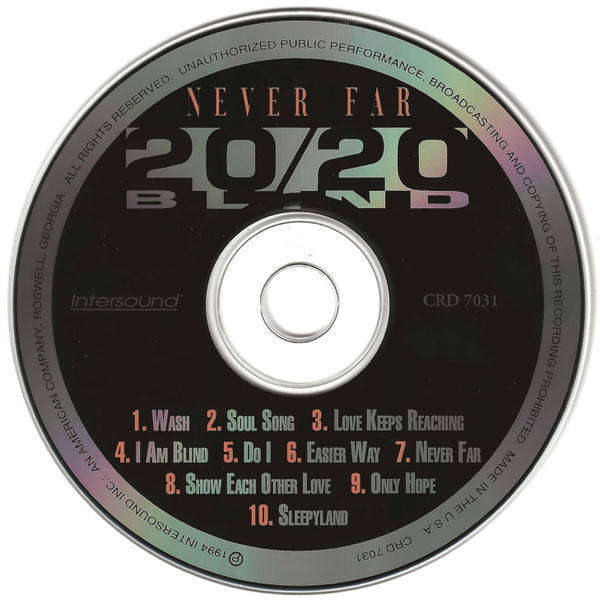 20/20 Blind - Never Far (CD)