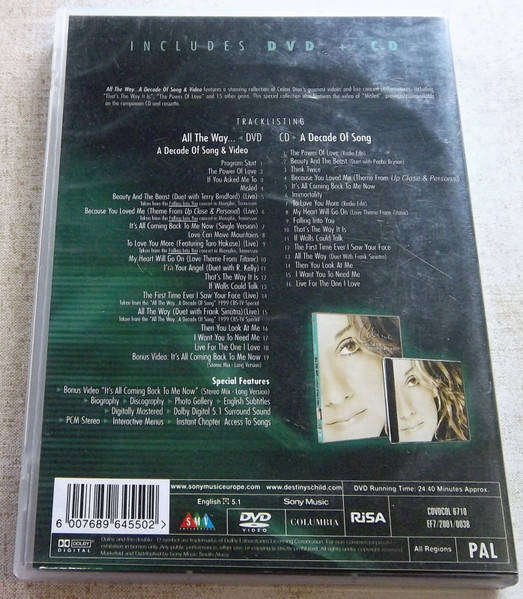 Celine Dion - All The Way... A Decade Of Song (DVD + CD)