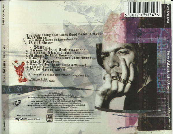 Bryan Adams - 18 Til I Die (CD)