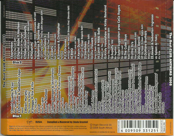 Various - The Best Club Anthems 2008 (CD Double)