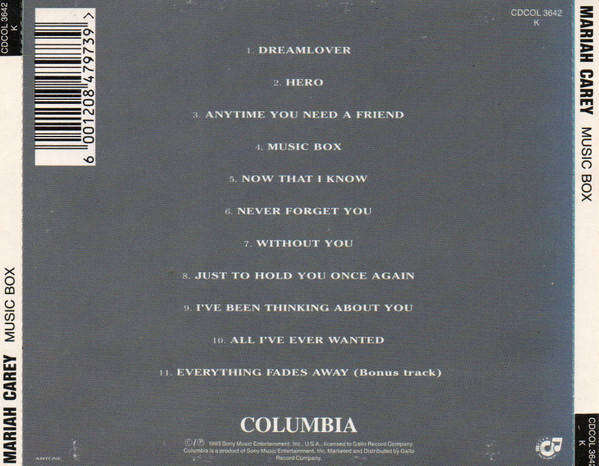 Mariah Carey - Music Box (CD)