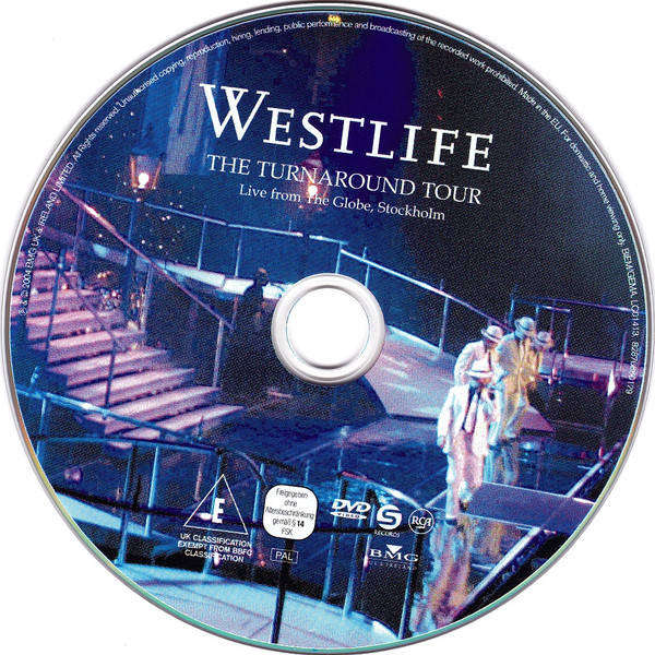 Westlife - The Turnaround Tour - Live From The Globe, Stockholm (DVD)