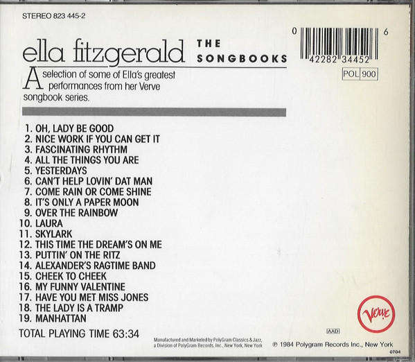 Ella Fitzgerald - The Songbooks (CD)