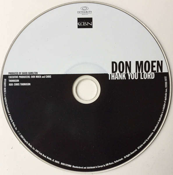 Don Moen - Thank You Lord (CD)