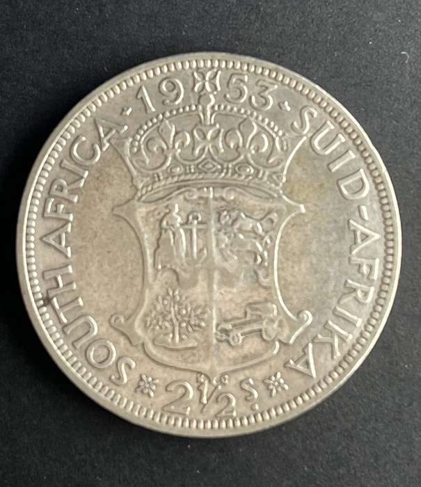 1953 SA Two and a half shilling Silver
