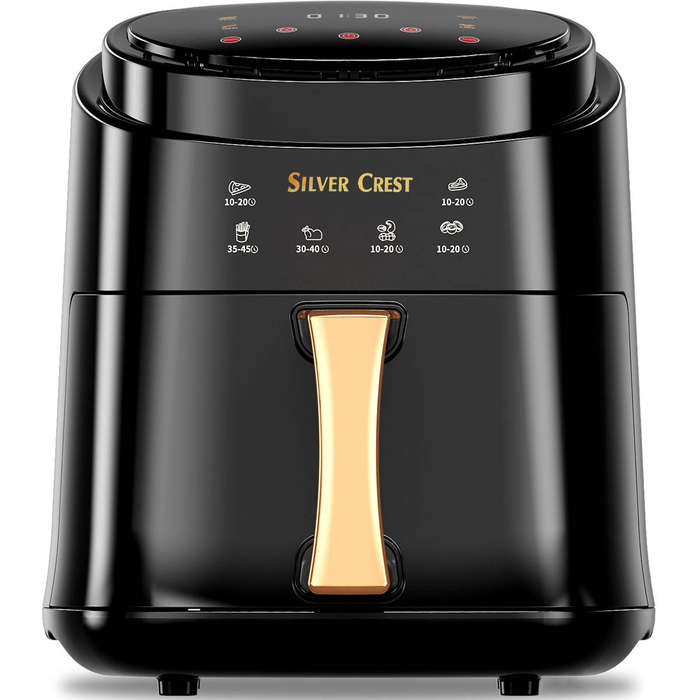 Silver Crest 6L Air Fryer   Unboxed, New (Black)