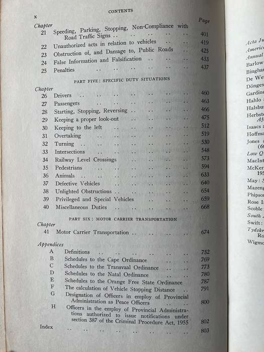 South African Motor Law Volume 1 and 2 by WE Cooper and BR Bamford