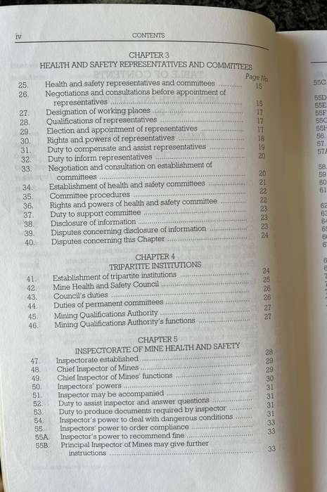 BOHSS Mine Health and Safety Act and Regulations 29 of 1996, 6th Edition