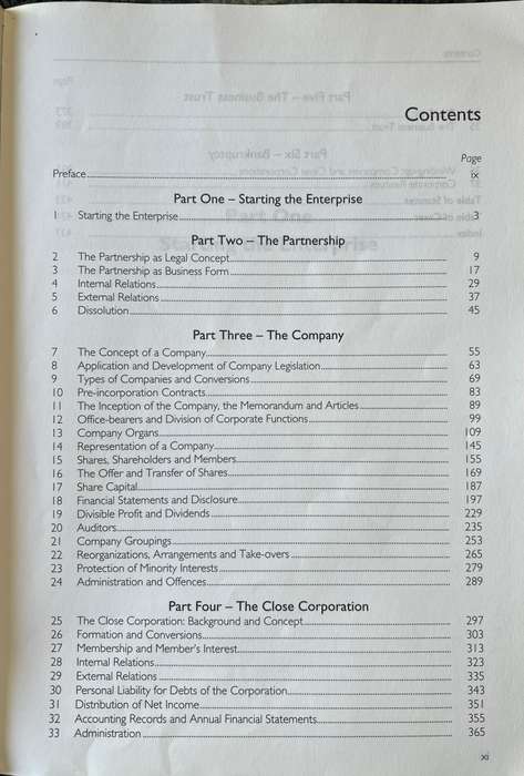 Entrepreneurial Law: Incorporating The New Companies Act Manual