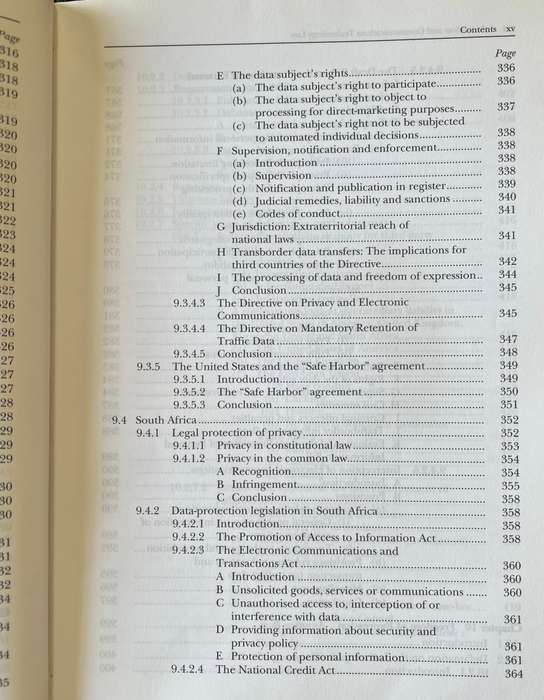 Information and Communications Technology Law by D van der Merwe, A Roos, T Pistorius and S Eiselen