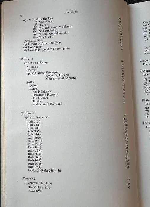 Technique in Litigation by Eric Morris, First Edition
