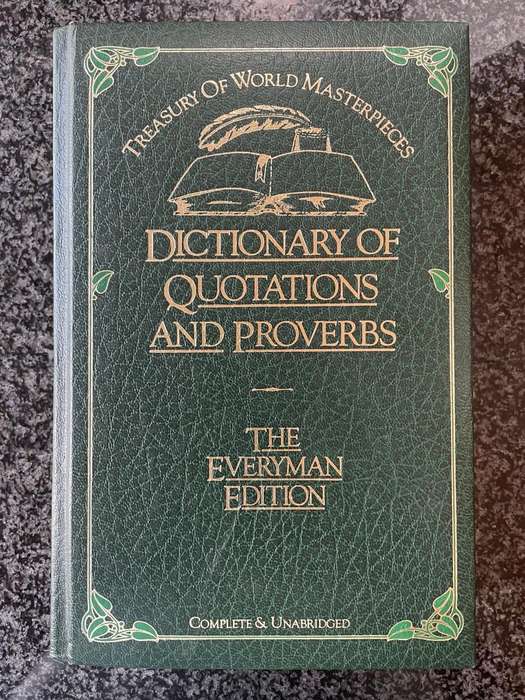 Treasury of World Masterpieces: Dictionary of Quotations and Proverbs
